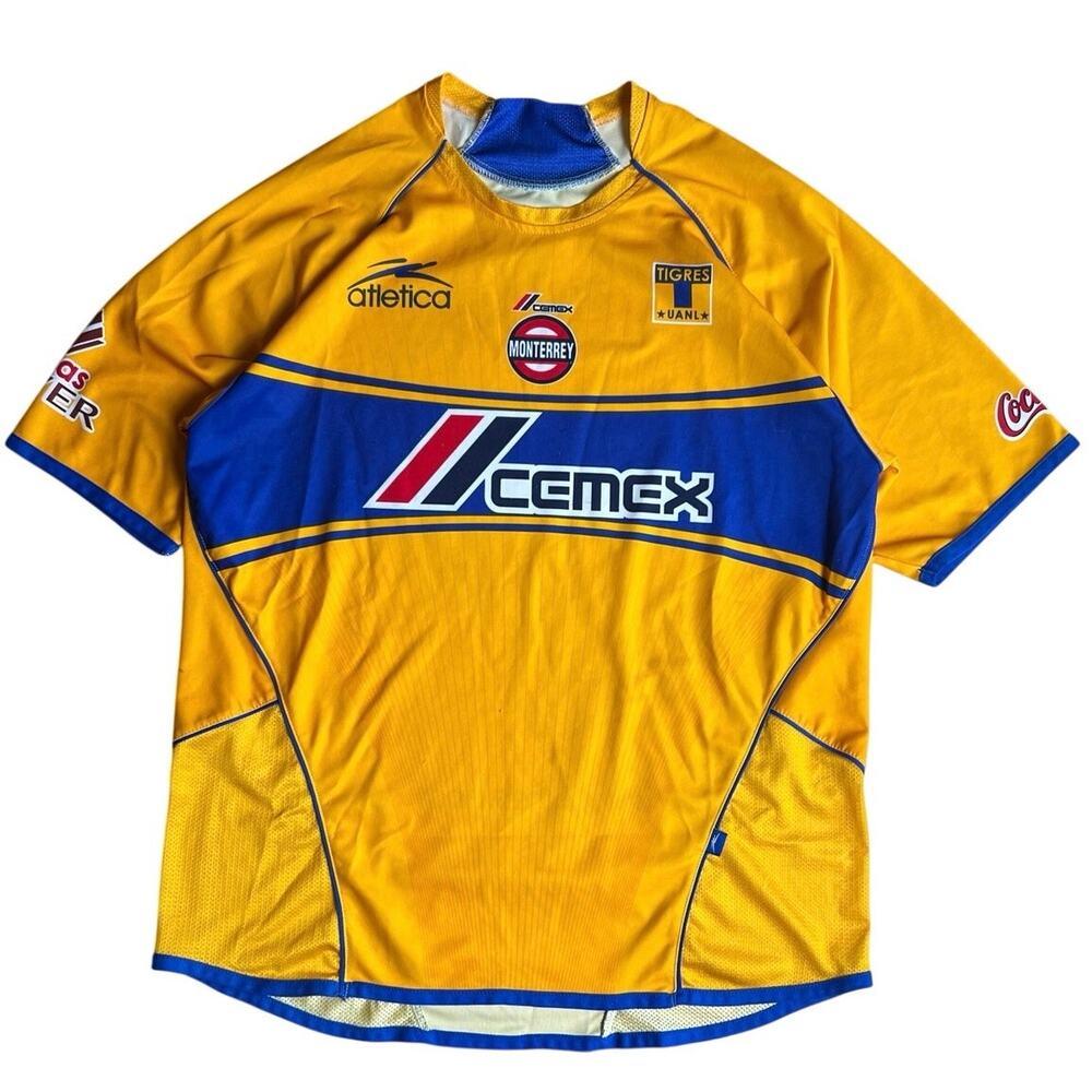 Tigres UANL jersey ATLETICA Jersey Size 2005-2006 T L/XL